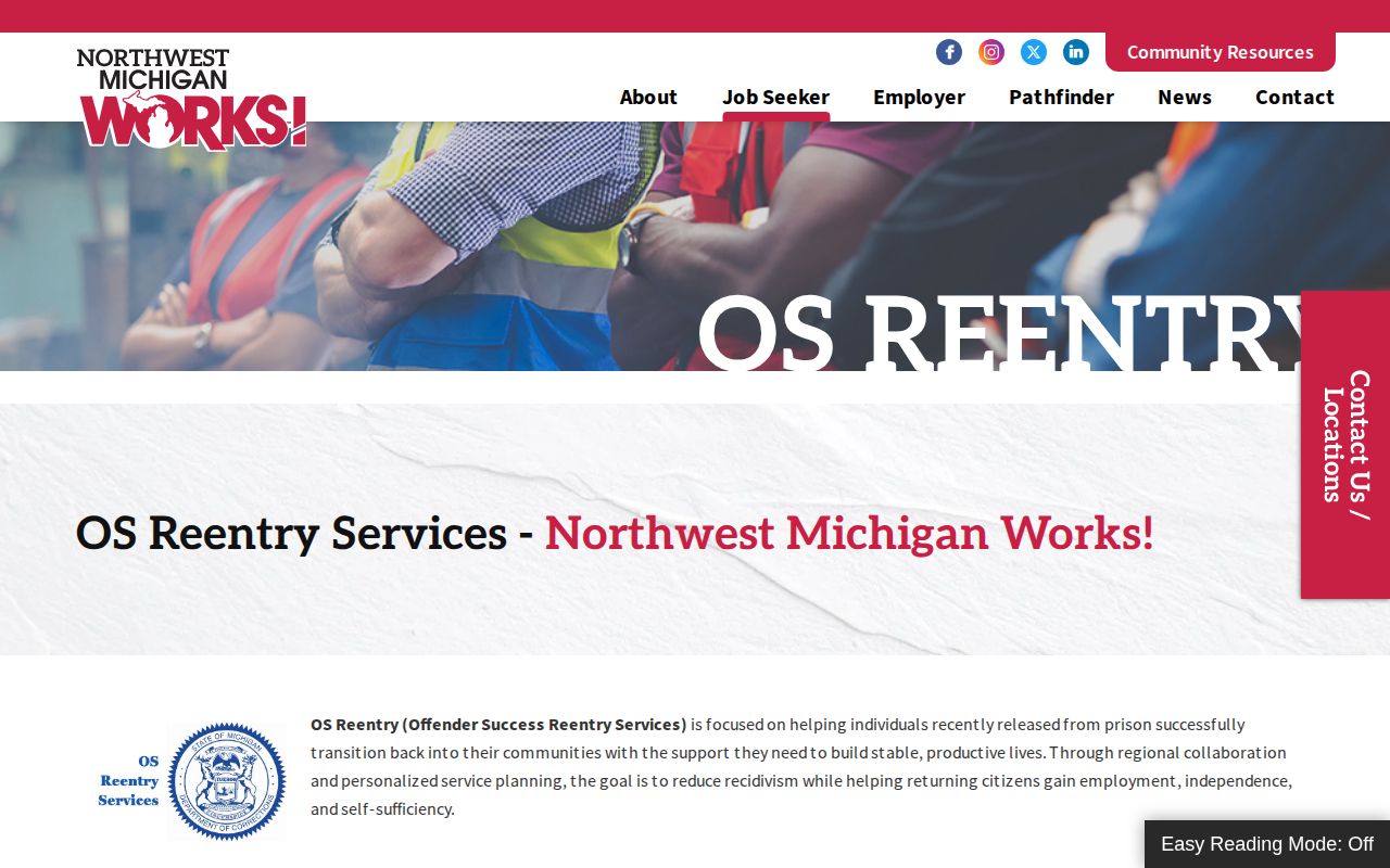 Charlevoix area reentry support for released state prisoners